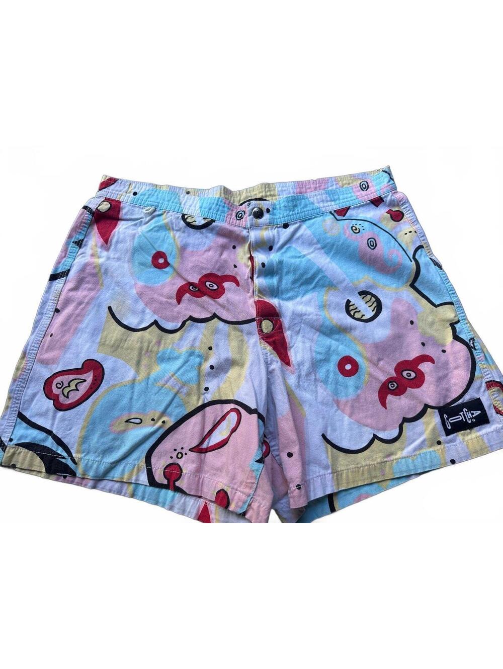 Gotcha USA Abstract Print Swim Trunks 34